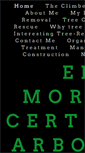 Mobile Screenshot of elimorganarborist.com